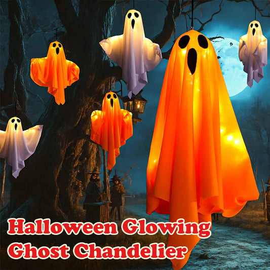 👻This week's Special Price ￡9.99👻Halloween Glowing Ghost Chandelier