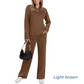 🔥LAST DAY SALE 60% OFF👍✨Women's Crew Neck Top & Drawstring Pants Set
