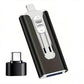 💥16GB~256GB Micro USB + 8 Pin + USB 3.0 4 in 1 Mobile Phone Computer U-Disk