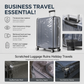 ⏳LAST DAY - 50% OFF!🧳Clear Waterproof Luggage Cover, Transparent Anti-Scratch Dustproof Suitcase Protector, Fits 22/24/26/28 Inch Suitcases
