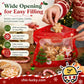 🎁70% OFF!!!-Ready for Christmas!🎅Easy Fill, Easy Seal🎄Bestseller Self-Sealing Christmas Candy & Cookie Bags with Santa Claus and Snowman Designs🎅⛄