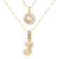 🎁Best Seller-50% OFF💖2 Pack - Initial Letter Pendant Necklaces