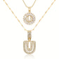 🎁Best Seller-50% OFF💖2 Pack - Initial Letter Pendant Necklaces