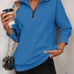 🔥Last Day Promotion-50% OFF🤩Womens Zip-Up Dropped Shoulder Sweatshirt