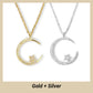💕Valentine's Day Bestsellers-50% OFF🌙🌟Bright Night: Moon Star Necklace
