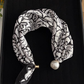 🔥HOT SALE🔥 Pearl Buckle Closure Printed Scarf