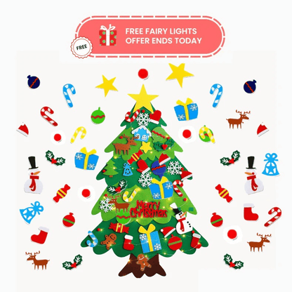 🎄🎁Interactive Felt Christmas Tree Set