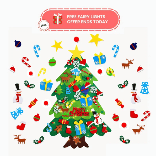 🎄🎁Interactive Felt Christmas Tree Set