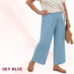💕Summer Sale-50% OFF🌸Women's Soft Comfort Smocked Waist Wide Leg Palazzo Pants