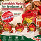 💥70% OFF!!🎁Easy Fill, Easy Seal🎅🍬Festive Self-Seal Treat Bags – Santa & Snowman Print | Resealable, Food-Safe & Perfect for Cookies, Chocolates & Little Gifts 🎅⛄