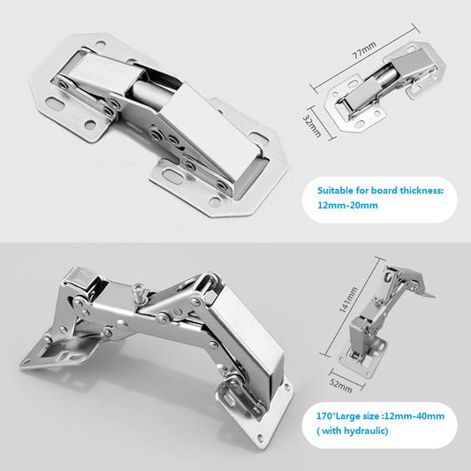 🔥New Year Hot Sale 49% Off🔥Easy installation of bridge-shaped door hinges  -Cabinet hinges