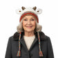 🎄Christmas Sale 49% OFF! 🦌Original Design Festive Christmas Antler Hat🧶