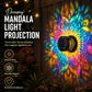 🔥Hot Sale-50% Off🌞💡Solar Mandala Wall Light Outdoor Garden Fence Projector Lamp Patio Ambient Decor✨