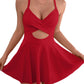 🌴Last Day Special Sale 60% OFF🩱Women's Cutout One Piece Skirt Swimsuit