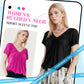 🎁Hot Sale 50% OFF⏳Women's Casual Pleated V-Neck Short-Sleeve Top