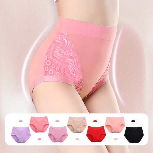 🎁Plus Size High Waist Leak Proof Cotton Panties