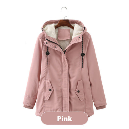 🔥Hot Sale-50% OFF🏆🧥Thick Winter Coat With Hood And Quilted Lining For Winter Warmth