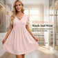 🌺60% OFF FLASH SALE! ✨Women's V-Neck Ruffle Trim Dress