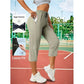📢📢40% OFF !! ⏰Women's Casual Quick-Dry Stretchy Capri Pants