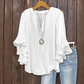 💥Summer Promotion 49% OFF☀️Women's Ruffle Sleeve V-Neck Shirt