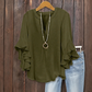 💥Summer Promotion 49% OFF☀️Women's Ruffle Sleeve V-Neck Shirt