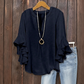 💥Summer Promotion 49% OFF☀️Women's Ruffle Sleeve V-Neck Shirt