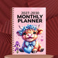 🐮2026–2030 Monthly Planner✨Cute Highland Cow 5-Year Calendar | Large Monthly Blocks for Long-Term Planning