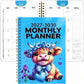🐮2026–2030 Monthly Planner✨Cute Highland Cow 5-Year Calendar | Large Monthly Blocks for Long-Term Planning
