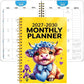 🐮2026–2030 Monthly Planner✨Cute Highland Cow 5-Year Calendar | Large Monthly Blocks for Long-Term Planning