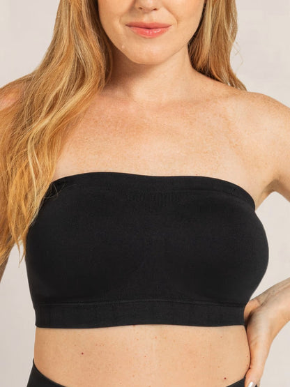 🎁Last Day-60% OFF🤩🔥Convertible Strapless Bandeau Bra with Wireless Comfort, Anti-Slip Grip & Removable Straps