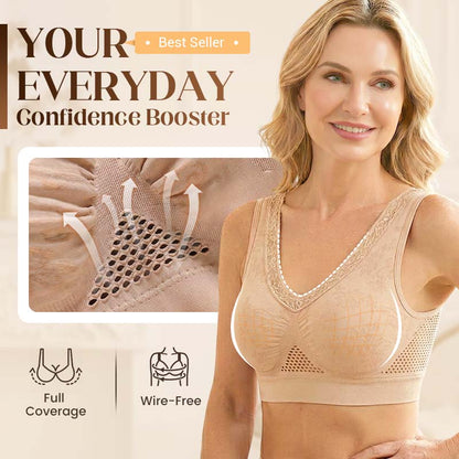 💗LAST DAY - BUY 1 GET 1 FREE🌹Pure Cotton Buttonless Comfy Lifting Bra