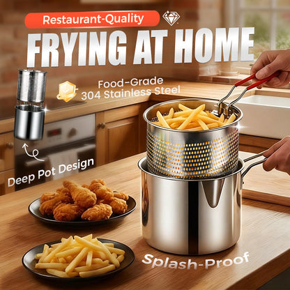 🔥LAST DAY SALE 50% OFF🍗304 Stainless Steel Multifuntional Fryer