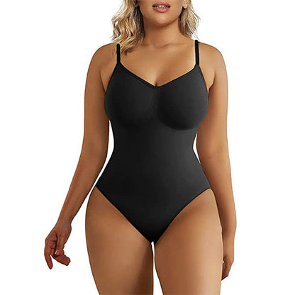 🔥🖤Christmas Hot Sale:49% OFF🔥Smoothing Seamless Full Bodysuit(Open crotch design)