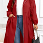 🏵️Autumn Sale-50% OFF🧥Casual Plus Size Drawstring Zip-Up Long Sleeve Hooded Coat