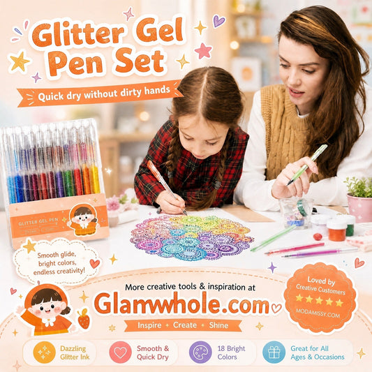 🔥LAST DAY-70% OFF!!✨50K+ SOLD!💖Glitter Gel Pen Set