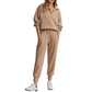 🔥Hot Sale-50% OFF💕Womens 2 Piece Long Sleeve Half Zip Pullover Fall Tracksuit Sweatsuits Set