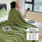 🥰Mild Winter Sale💕Super Soft Fur Ribbed Fleece Throw Blanket
