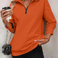 🔥Last Day Promotion-50% OFF🤩Womens Zip-Up Dropped Shoulder Sweatshirt