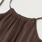 ❤️‍🔥LAST DAY SAEL 50% OFF!!💃Women's Solid Color Backless Cami Dress💕