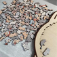 🎄Christmas Sale 50% OFF🎁🧩135-Piece Morandi-Colored Cat Shaped Wooden Jigsaw Puzzle