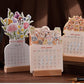 Buy 3 Get 2 Free🌷📅2025 Bloomy Flowers Desk Calendar