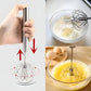 🔥Last Day 60% OFF⏰Stainless Steel Semi-Automatic Eggbeater Easy Whisk