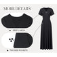 👗2026 Summer Hot Sale 50% OFF🌈Women's V neck Ankle Length Floral Print Beach Long Flowy  Maxi Dress with Pockets🎀