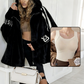 ❄️ Women’s Mink Fur Hooded Zip-Up Coat – Plush Warm, Effortless Style for Winter Daily & Casual Outings