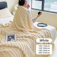 🥰Mild Winter Sale💕Super Soft Fur Ribbed Fleece Throw Blanket