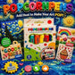 🌟Magic Puffy Pens – Draw 3D with one stroke!🎄DIY Bubble Popcorn Drawing Pens
