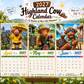 🔥New Hot Selling-60% Off!!🐮2027 Funny Highland Cow Wall Calendar