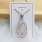 🔥2024 Crystal Stone Holder Necklace - Free (Crystal) Gift Included🎁