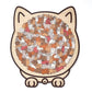 🎄Christmas Sale 50% OFF🎁🧩135-Piece Morandi-Colored Cat Shaped Wooden Jigsaw Puzzle