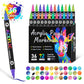 🎁Children's Day gift-50% Off🌈Dual Tip Acrylic Paint Pen Marker - 24/48/72/120Colors